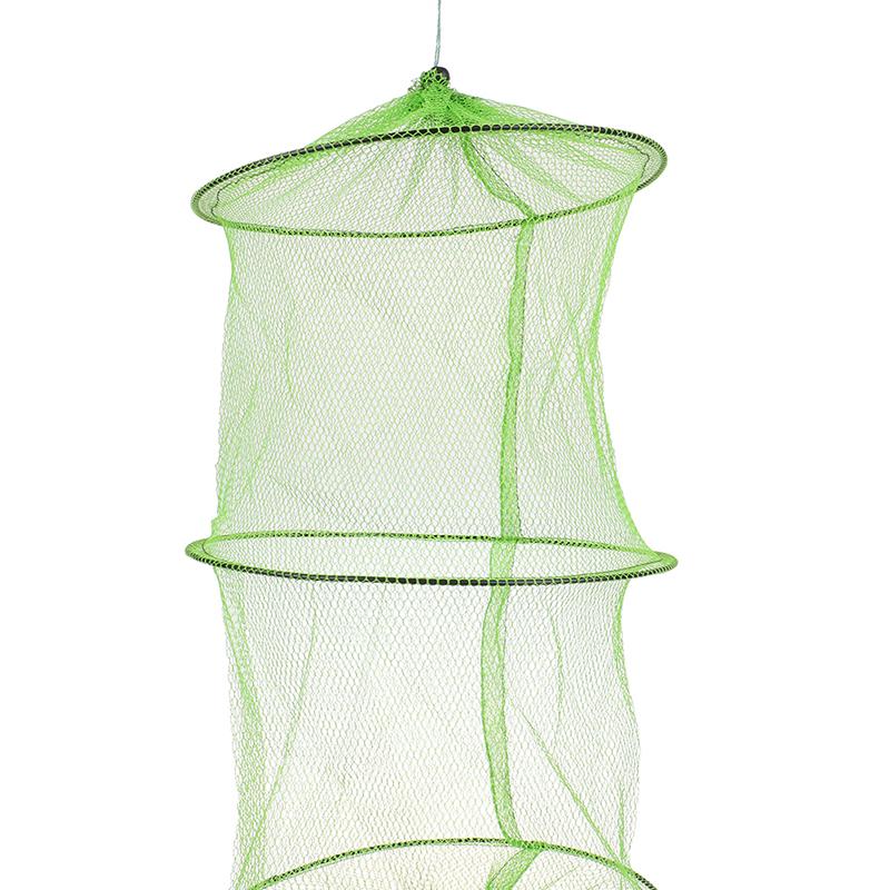 Simple Small Fish Guard Nylon Cloth 3 Layers Small Mesh Cloth Bag Foldable Net