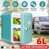 Portable Car/Home Refrigerator Freezer Warmer Outdoor 6L Mini Fridge Refrigerator Icebox For Camping 42W