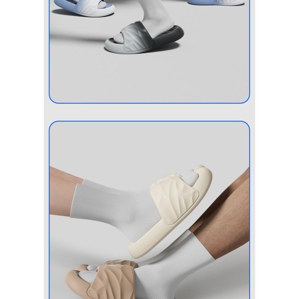 Step On Poop Sensation Gradient Slippers for Men In Summer, Slip Resistant for Outdoor Wear, Indoor Shower, Home, Couple, Cool Slippers