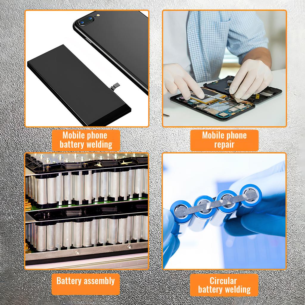 Battery Spot Welder Portable Welding Machine with LCD Screen Double Pulse and Copper Spot Welding