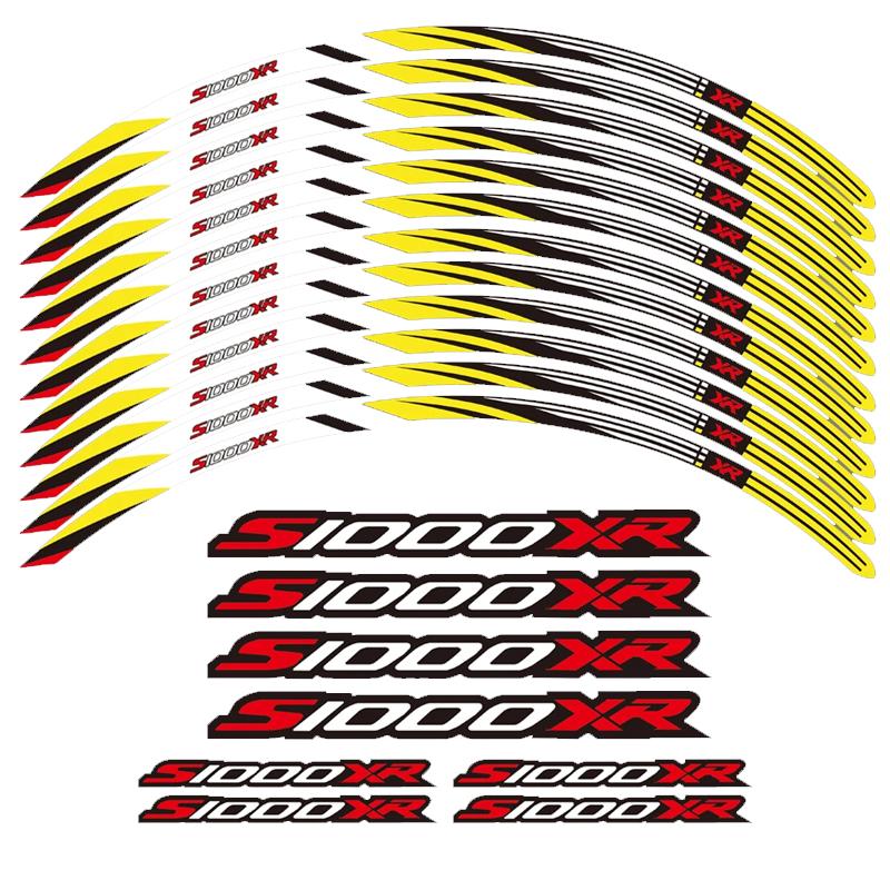 Motorcycle Wheel Sticker Waterproof Rim Strip for BMW S1000XR 2023 S 1000 XR S1000 XR 2015-2024 Accessories 17 Inch Wheel Decals