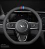 Ideal ONE All-Season Suede Steering Wheel Cover: Stitch-Free, Non-Slip, Sweat-Absorbent