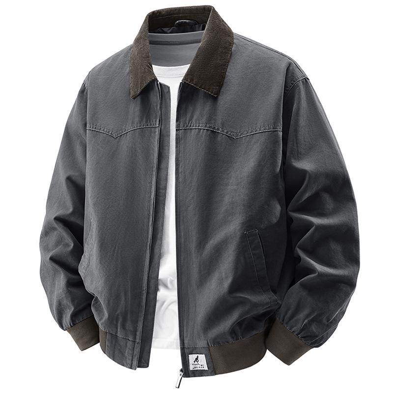 2025 Herren American Retro Reversjacke – Trendy, Vielseitig, Lässige lockere Passform für den Frühling