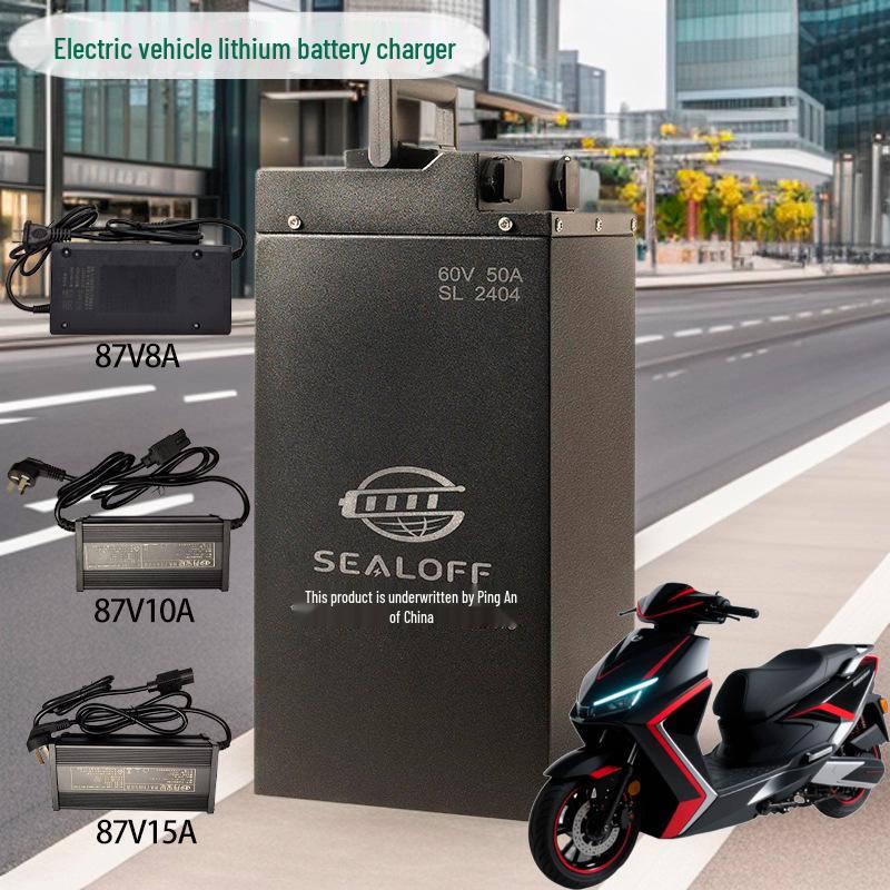 72V 60A Electric Vehicle Li-ion Battery, 260km Range, Rechargeable & Swappable LFP/Ternary.