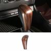 For 2005-2012 BMW 3-Series E90 ABS Wood Grain Gear Shift Knob Shifter Lever Trim