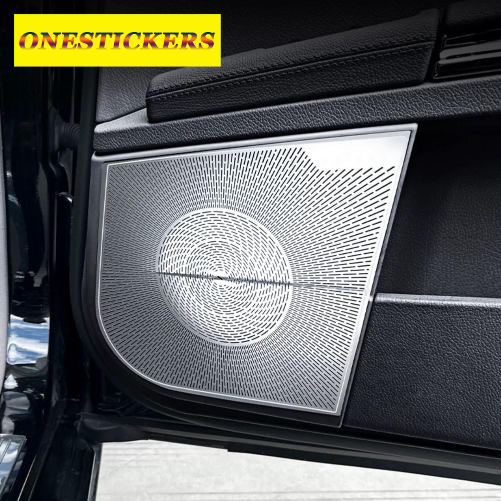 XJGB5 For Mercedes Benz S Class W221 2008-2012 Car Accessories Door Loudspeaker Window Triangle Tweeter Audio Speaker Cover Trim Frame