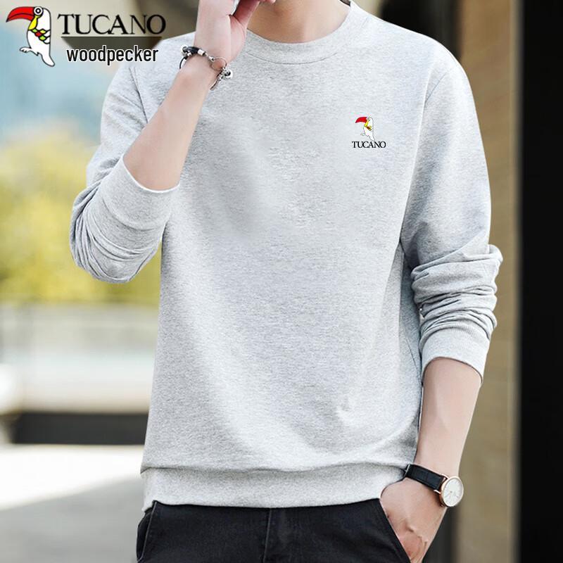 

TUCANO Men s Loose Fit Crewneck Long Sleeve Sweatshirt 2XL