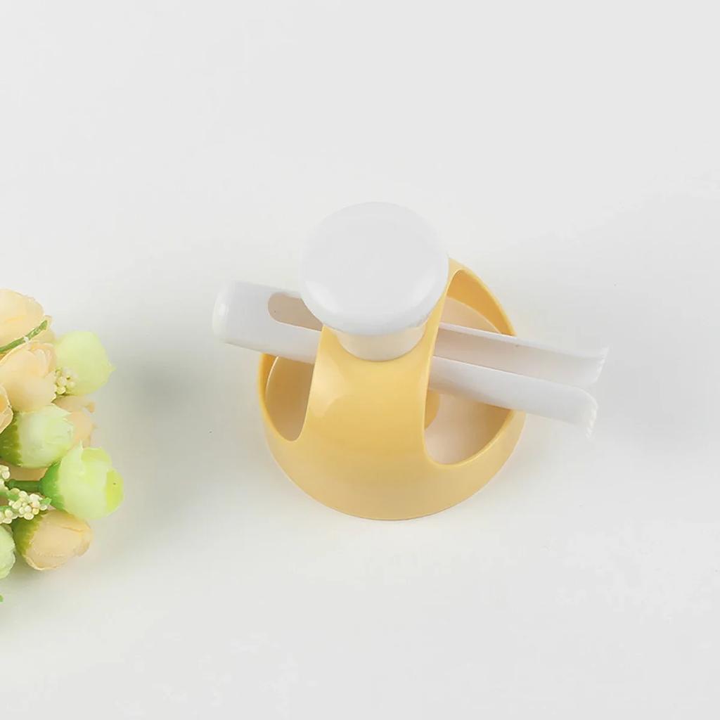 1set Compression Molding Tool, Donut Mold, DIY Baking Tool with Dipping Pliers, Plastic Hollow Bread Mold