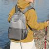 College-Stil Farbblock Rucksack Schülerrucksack Unisex Computertasche Leichter Reise-Rucksack mit großem Fassungsvermögen