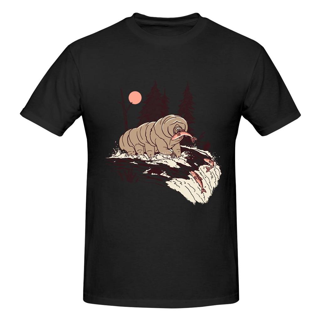 Water Bear Drapey Tshirt Solid Color Minimalism Trendy And Personalized Short Sleeve