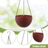 Hanging Planter Floral Container Automatic Water Absorption Flower Pot Self Watering Basket