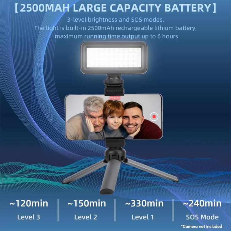 40M IPX8 Underwater LED High Power Flash Light For SLR Cameras Fill Lamp Diving Video Lights Mount