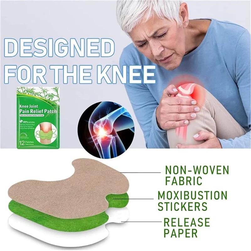 Knee Pain Relief Herbal Patch Plaster Muscle Aches Pain Relief Pain Joint Heel Neck Shoulder Back Waist Wrist Tendon Stiffness Feet Massage Care Relax