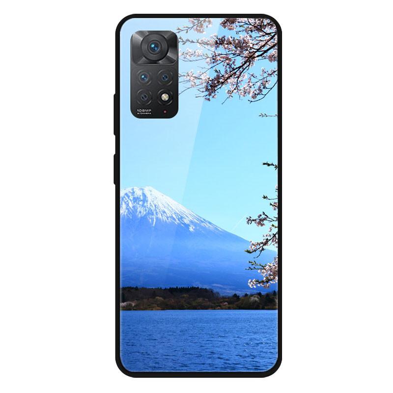 Fashion Glass Cover For Xiaomi Redmi Note 10 / Note 11 / Note 12 Case Tempered Glass Covers for Xiaomi Redmi Note 12 4G Case