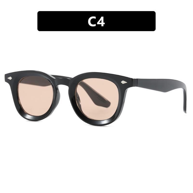 Cat Eye New Oval Sunglasses Personalized Vintage Fashion Sun Glasses Trendy Female Shades Popular Brand Designer Eyewear