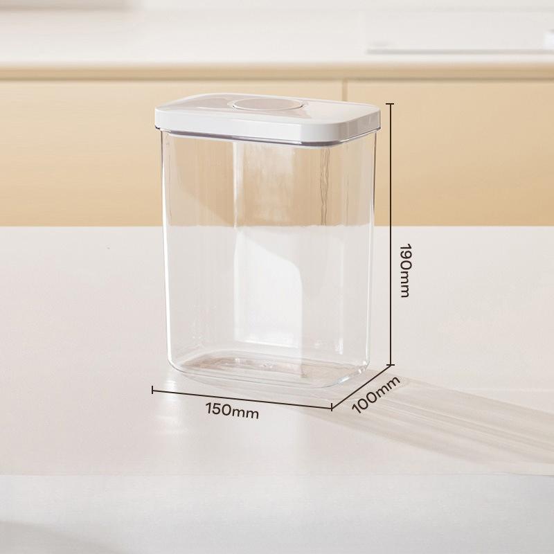 Sealed Jar Cabinet Press Type Handheld Storage Box Waterproof Food Grade Grain and Snack Storage Box
