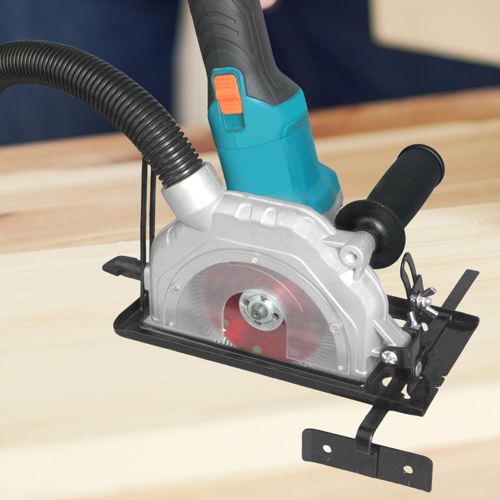 Angle Grinder Bracket Dust Free Fixed Grinder Holder Angle Grinder To Cutting Machine Bracket for for Up To 125mm Angle Grinder