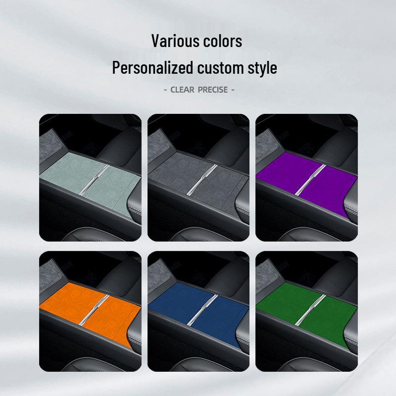 Tesla Model 3 Refresh Alcantara Suede Console Panel Cover