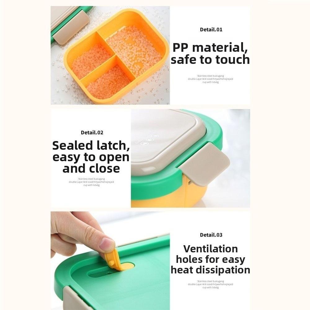 Sealed Food Storage Box With Fork and Spoon Insulated Lunch Container  Box Lunch Box  Picnic