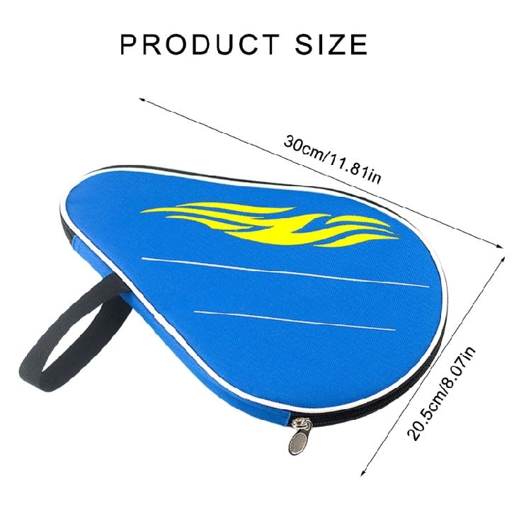 Table Tennis Racket Carrying Case with Holder Strap for Players of All Levels