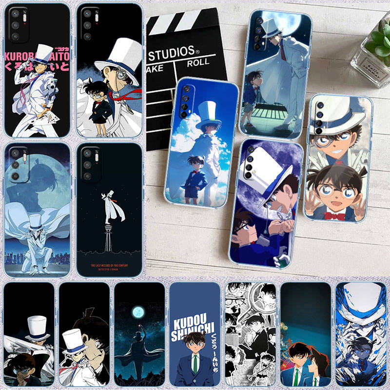 JO17 Detective Conan Phone Case for Motorola E22S E7 G6 G7 G8 G9 Plus Power Play G10 G20 G04 E30 E40 E22 E20 E13 G22 G23 G Stylus Play