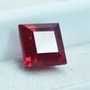 Natural Red Ruby Loose Gemstone Square Shape 6.15 ct for Jewelry Making and Gem Collections
