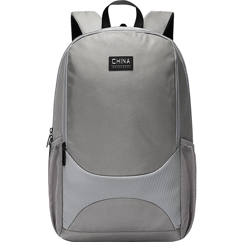 Anta Simple Versatile Durable Commuter Large Capacity Multifunctional Backpack Unisex Backpack Gray 192547154-3 Gray