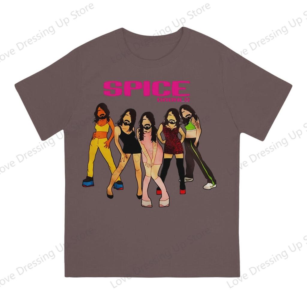 100 Cotton Tshirt Spice Grohls T Shirt Unisex Dave Grohlrock Pop Parody Funny Summer Coolness Street Short Sleeve Top S6xl