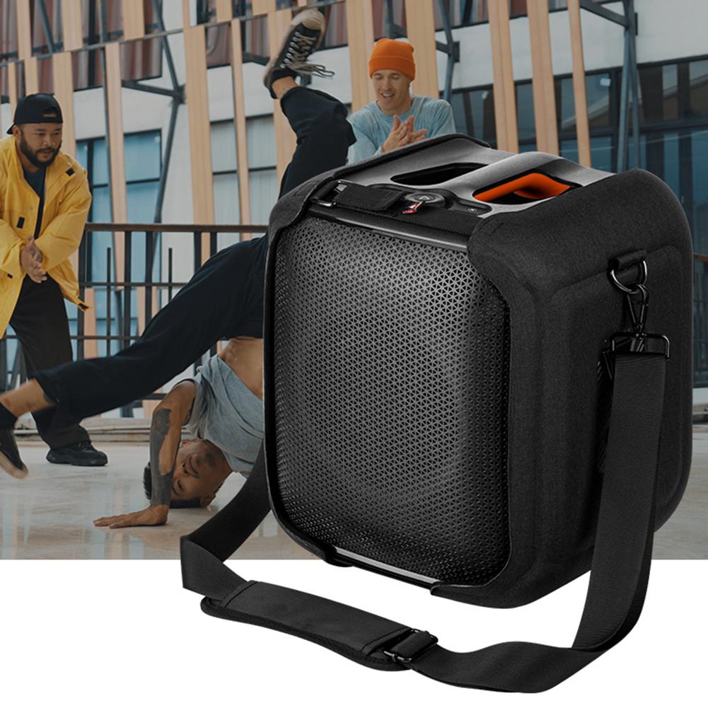 Portable Carrying Case Shockproof Speaker Tote Bag with Extra Pockets Shoulder Strap for JBL Partybox Encore Essential Speaker