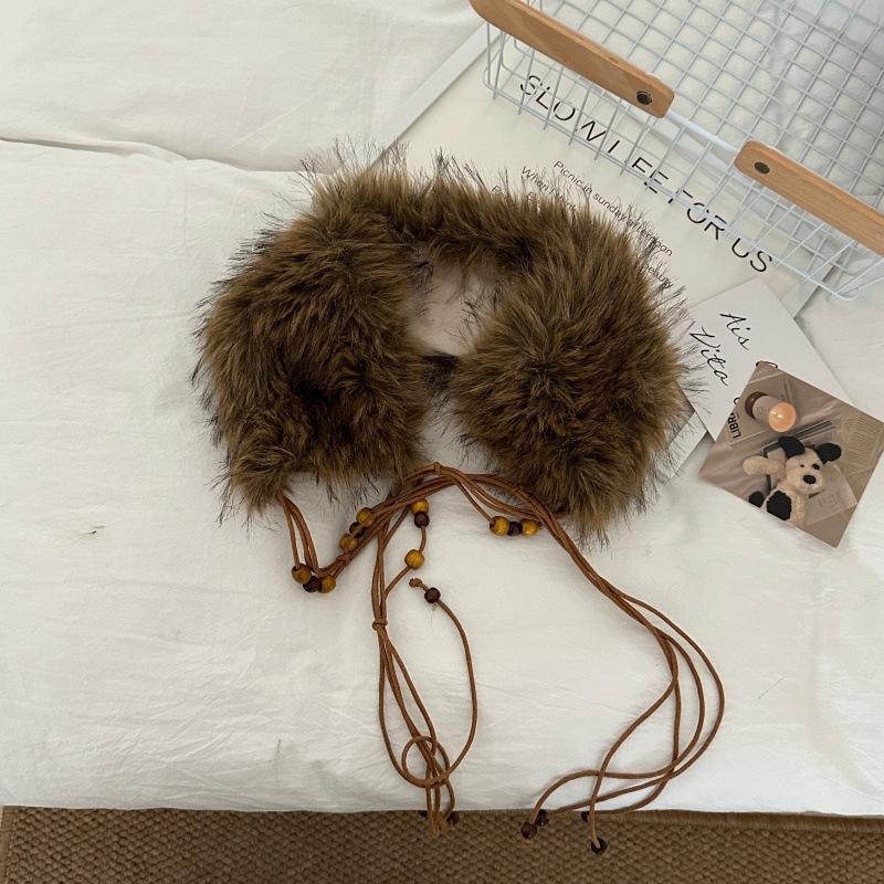 

Y2K Леопардовый Пушистый Меховой Ремень Винтажный Готический Имитация Ремней Сексуальный Хип-хоп Пояс Джинсы Брюки Декор Ремень A6