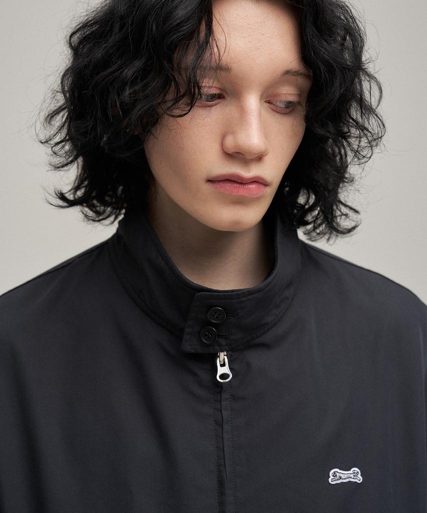 Le Tigre Classic Harrington Jacket (Almost Black)