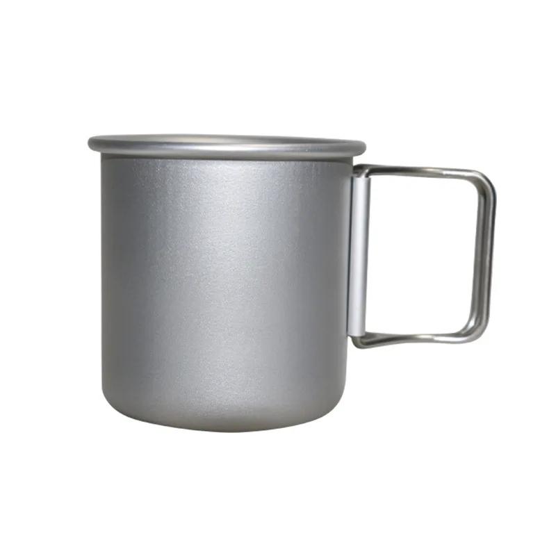 Camping Mug Aluminum Alloy Cup Tourist Tableware Picnic Utensils Outdoor Kitchen Equipment Travel Cooking Set Camping Equipment
