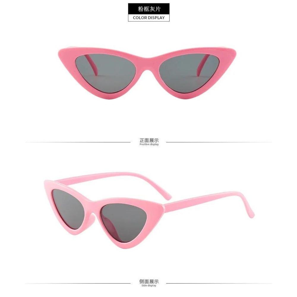 Vintage Cat Eye Sunglasses Women Sexy Retro Small Cat Eye Sun Glasses  Designer Colorful Eyewear For Female