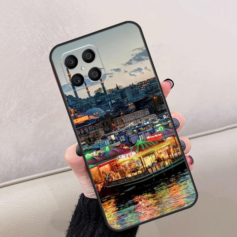 Turkey Istanbul Scenery Building For Honor Magic 8 6 7 Pro Case For Honor 400 Lite 200 50 70 90 X8c X8b X9a X9b X9c X9d Win RT