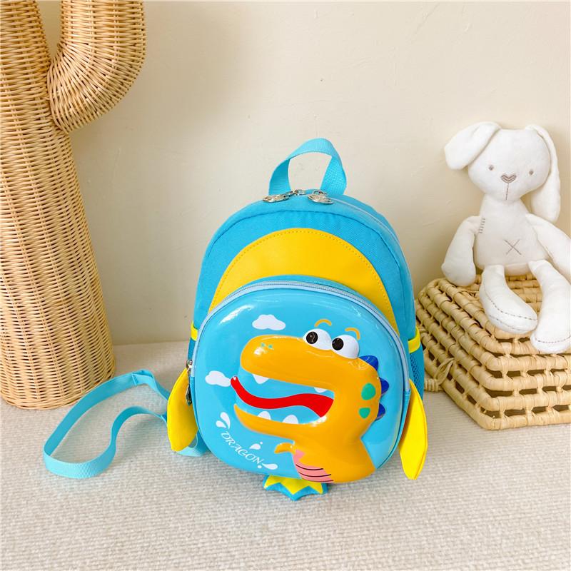 Adorable Cartoon Dinosaur Backpack For Kids Lightweight And Durable Design For School