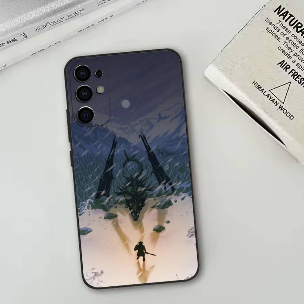 Dragonborn   Phone Case For Samsung S25,S24,S21,S22,S23,S30,Ultra,S20,Plus,Fe,Soft Silicone Black Cover