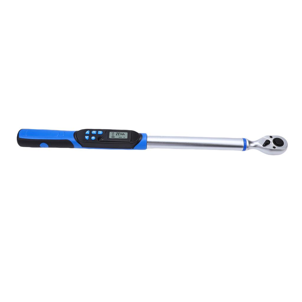 Digital Torsion Wrench LCD Display 1 2 Drive 10 to 200N.M Torsion Adjustable Electronic Wrench with Buzzer for