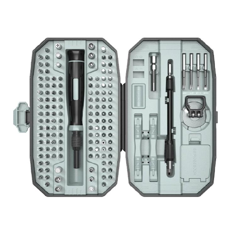 

Професійний набір інструментів для ремонту 152 в 1 зі змінними бітами для дому та вулиці Електроніка Комп ютерний ремонт сірий колір/чорний