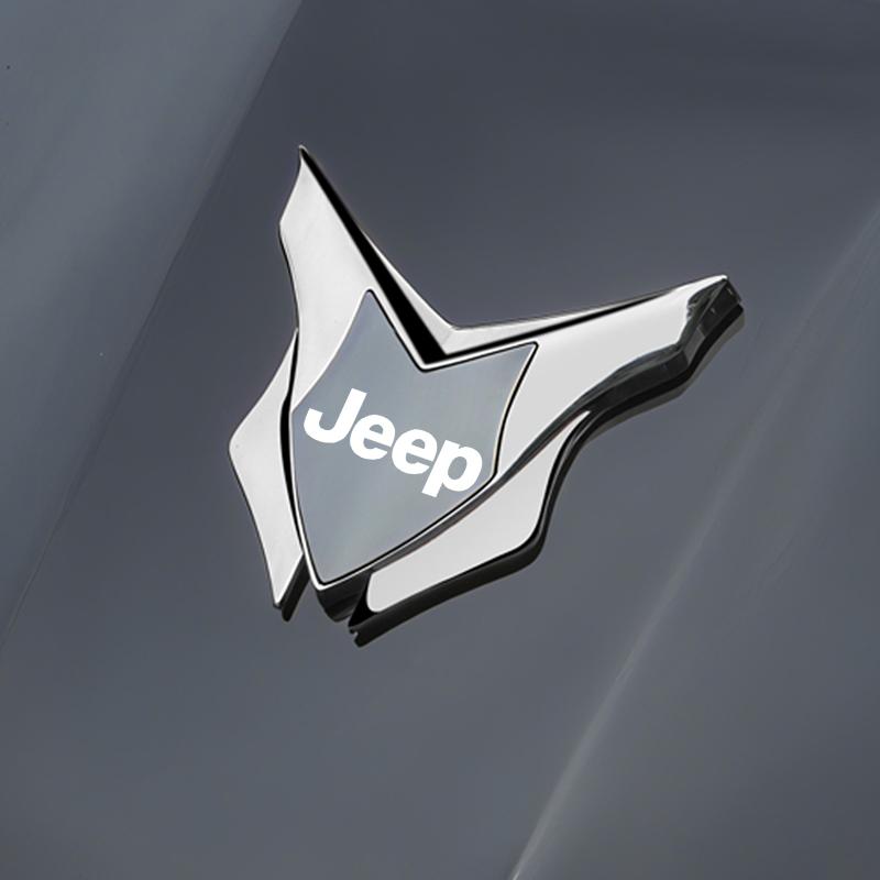 Car Metal Shield Emblem Car Side Fender Body Trunk Badge Sticker For Jeep Renegade Wrangler Cherokee Compass Patriot Accessories