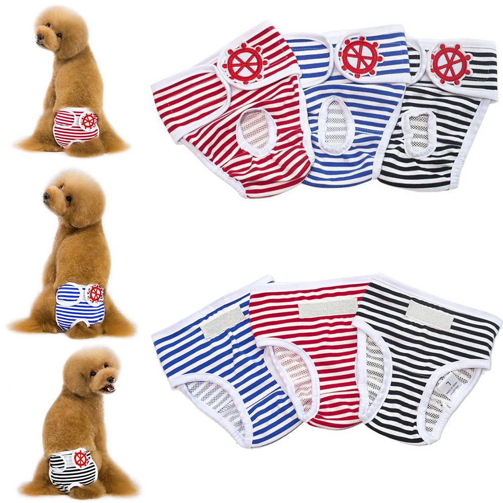 Buy Pet Pants Dog Diapers Dog Pants Washable Dog Cat Puppy Diaper Pet