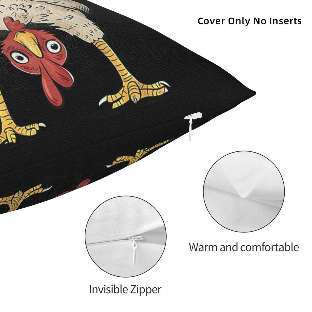 Funny F-Caw-F Chicken Fcawf Pillowcase Merch Printed Cushion Cover Decorative Pillow Case Cover Home Multi Size