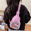 Cartoon Cute Labubu Children'S Bag Chest Bag Trend  Waist Bag Coin Purse Storage Pouch Shoulder Crossbody Bags Kids Gifts