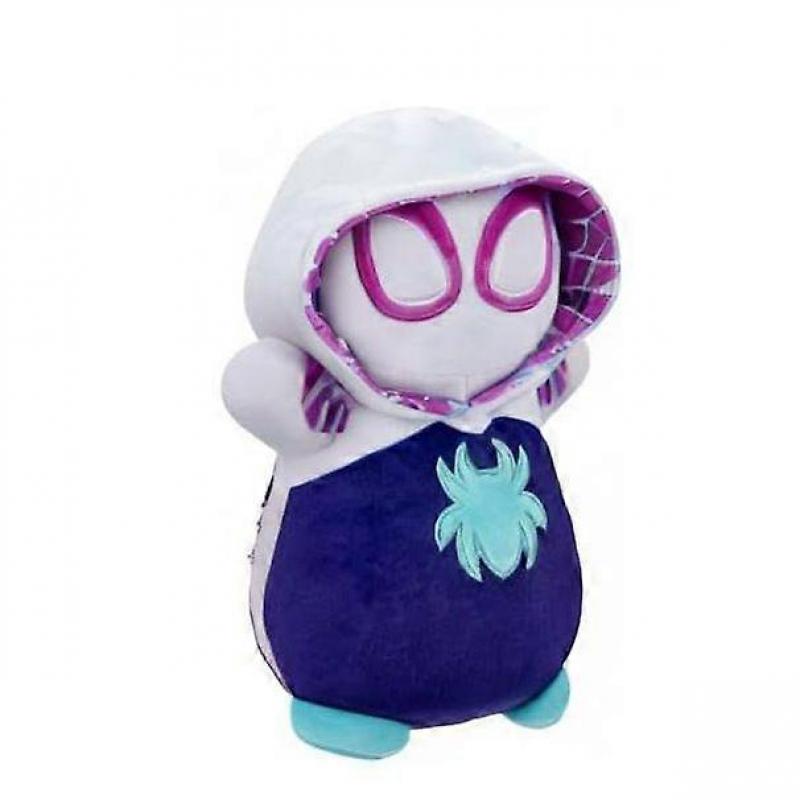 Spider-Man Plush Toy Doll White Spider-Girl 33cm Youth Gift Marvel Merchandise