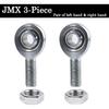 5/8” Heim Joints Rod End, JMX Series 3-Piece Heavy Duty .625" Chromoly Joints Panhard Rod End Kit With Jam Nuts