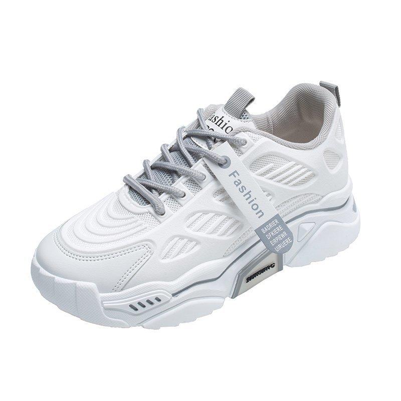 

Fashion Women s thick-soled sneakers women s casual dad shoes basket style women s sports mesh lace-up vulcanized shoes 40