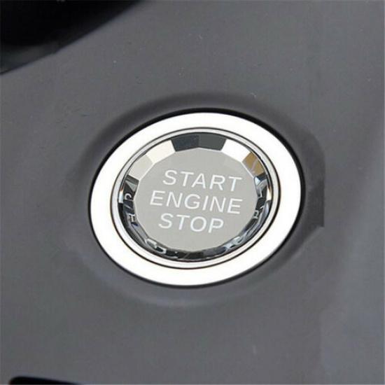 Crystal Car Start Button Replacement For Jaguar 16-19 One Rouch Button Central