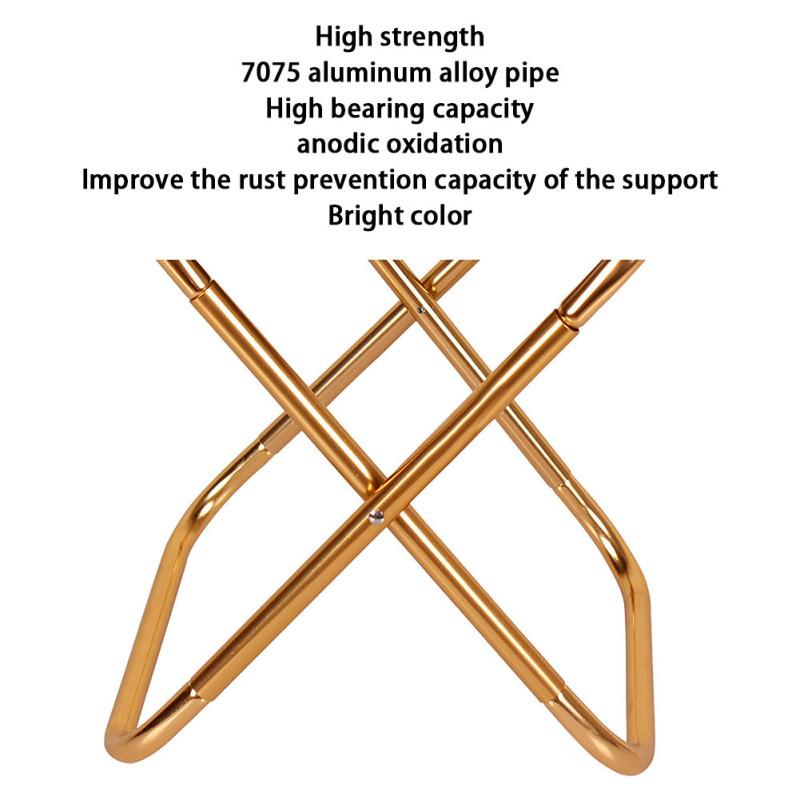 Portable Outdoor Beach Fishing Stool Lightweight Aluminum Alloy Folding Chairs Camping Picnic