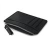 Black Lichee Pattern Leather Multi-purpose Card Wallet Unisex Small Zipper Coin Purse Men's Credit Card Bag ID Card Holders