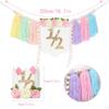 1/2 Birthday High Chair Banner Backdrop Decor Party for Celebration