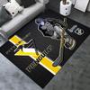 Tappeto Pittsburgh Penguins per Soggiorno Camera da Letto Casa Decorazione Divano, Tappetino Antiscivolo per Giochi Bambini